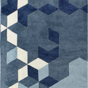 Dark Grey Abstract Woolen