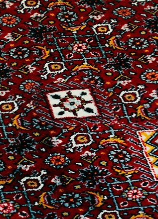 Soft Tribal Geometric Rug
